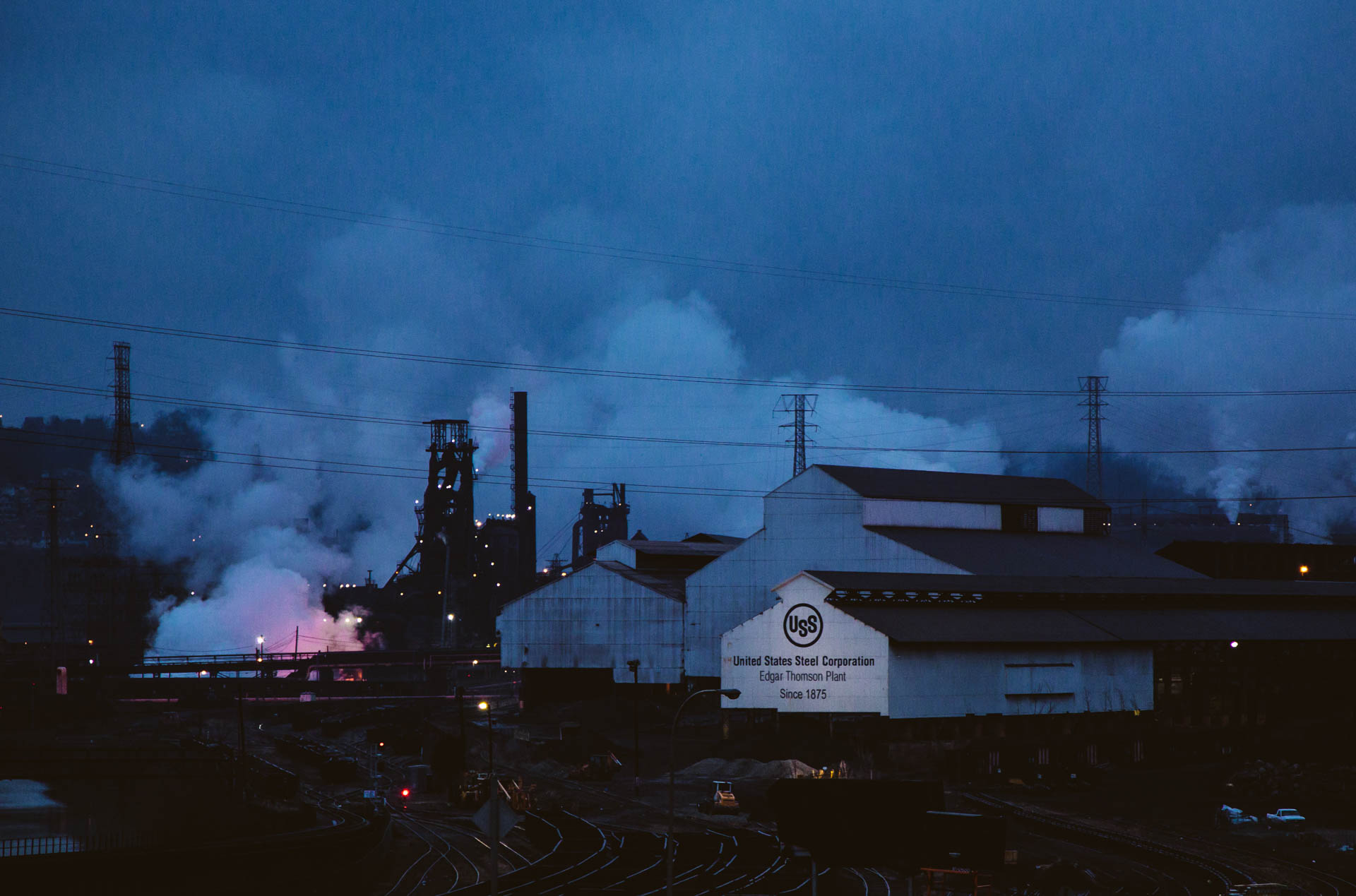 us-steel-edgar-thomson-plant-steamy-dawn-blue-hour-3811